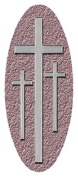 442 DA18 517 OR SL 3 Crosses Orchid Silver